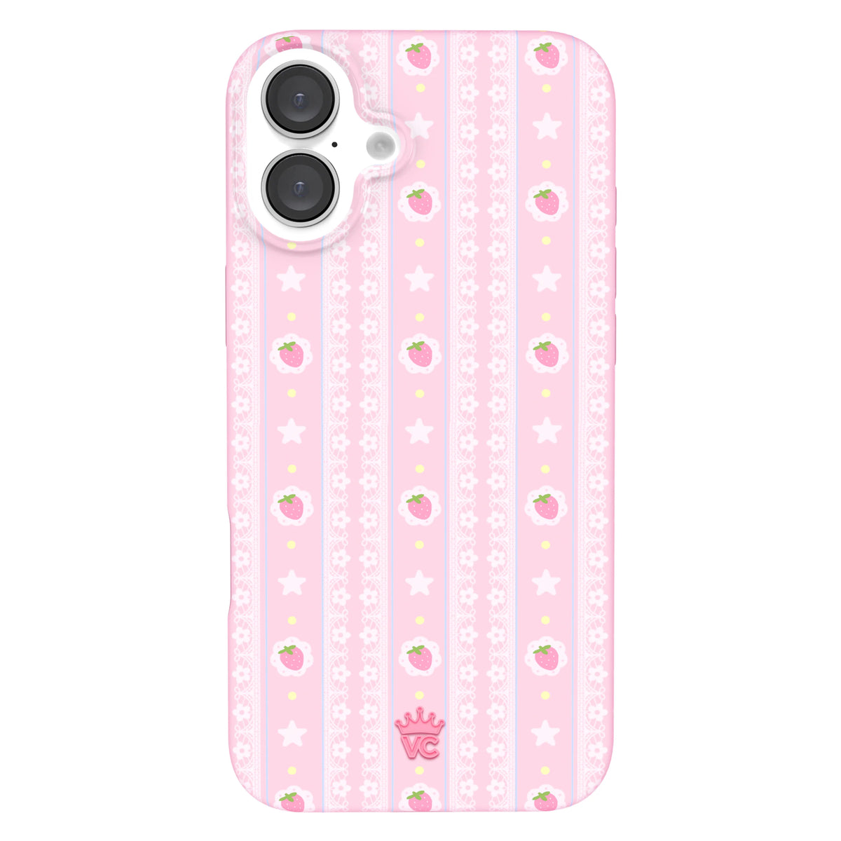 Strawberry Macaron iPhone Case