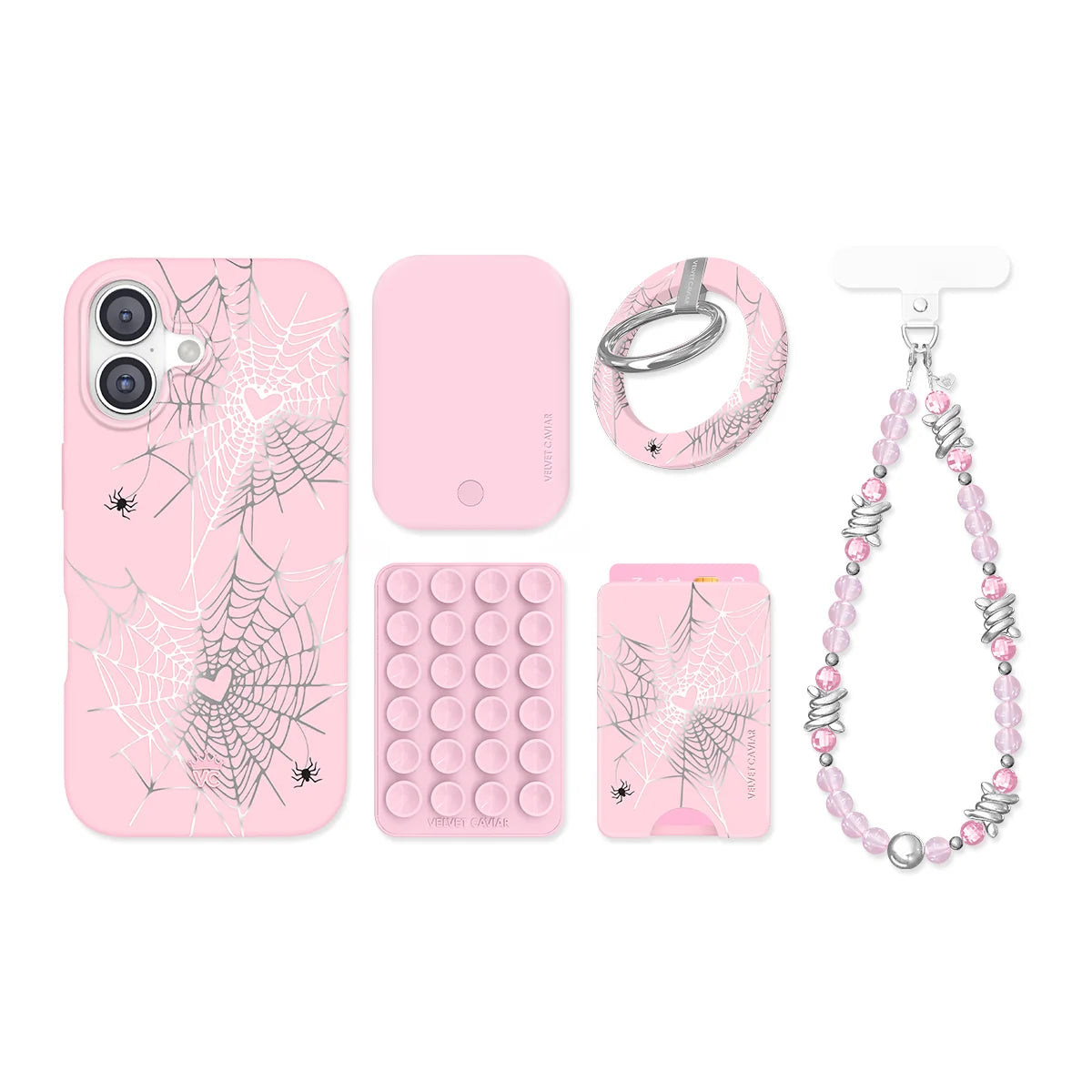 Widow’s Web Chrome iPhone Bundle Set