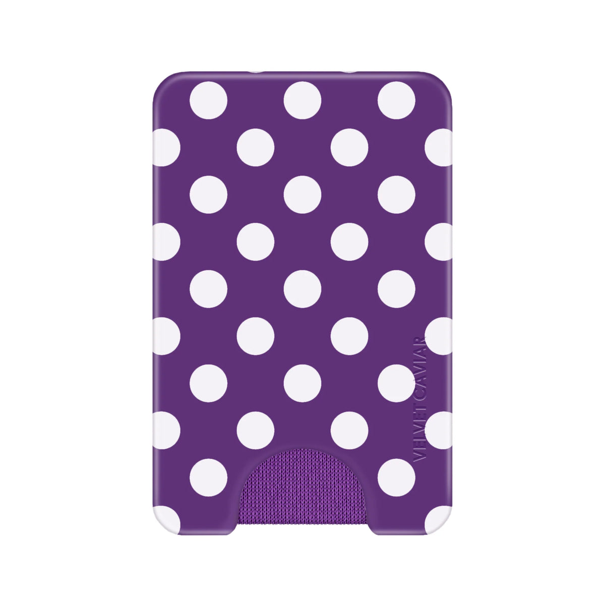 Violet Glow Polka Dot MagSafe Wallet